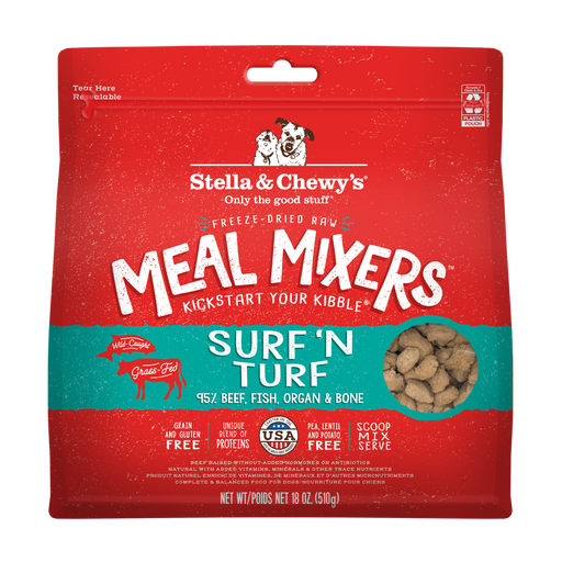 Photo of Stella & Chewy's-Stella & Chewy's Freeze-Dried Raw Grain Free Meal Mixers Dog Food-18 oz-Surf & Turf-from Pet Wish Pros