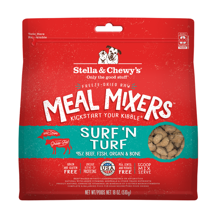 Photo of Stella & Chewy's-Stella & Chewy's Freeze-Dried Raw Grain Free Meal Mixers Dog Food-18 oz-Surf & Turf-from Pet Wish Pros