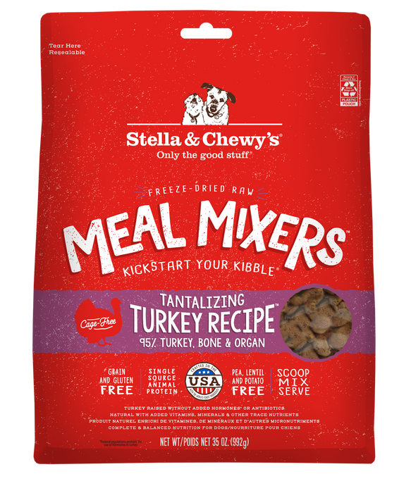 Photo of Stella & Chewy's-Stella & Chewy's Freeze-Dried Raw Grain Free Meal Mixers Dog Food-35 oz-Tantalizing Turkey-from Pet Wish Pros