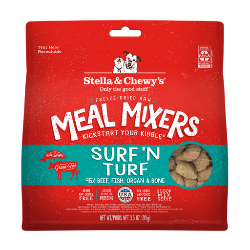 Photo of Stella & Chewy's-Stella & Chewy's Freeze-Dried Raw Grain Free Meal Mixers Dog Food-3.5 oz-Surf & Turf-from Pet Wish Pros