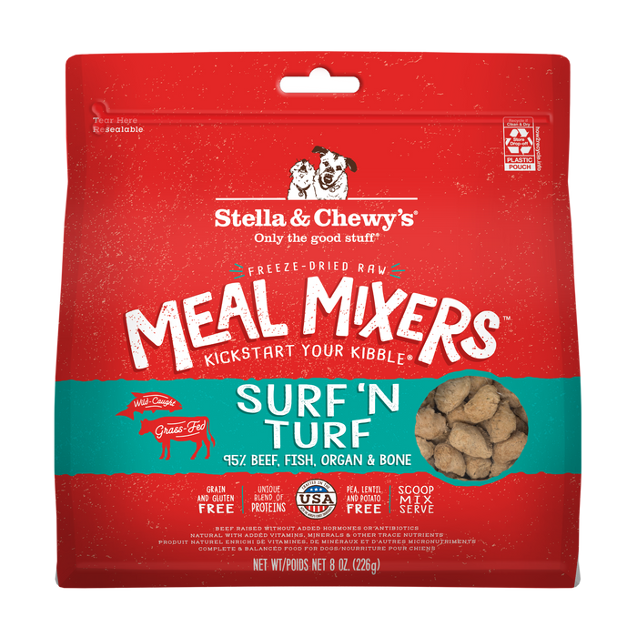 Photo of Stella & Chewy's-Stella & Chewy's Freeze-Dried Raw Grain Free Meal Mixers Dog Food-8 oz-Surf & Turf-from Pet Wish Pros