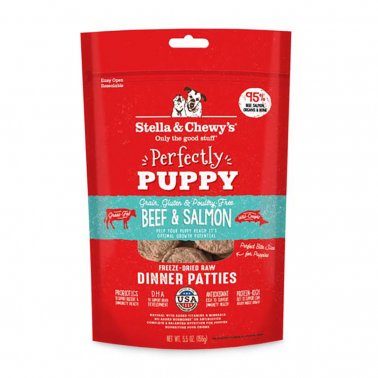 Photo of Stella & Chewy's-Stella & Chewy's Freeze-Dried Raw Grain Free Perfectly Puppy Dinner Patties Dog Food-5.5 oz-Beef & Salmon-from Pet Wish Pros