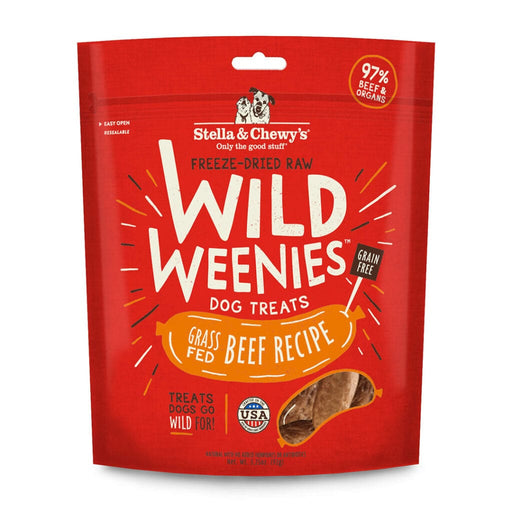 Photo of Stella & Chewy's-Stella & Chewy's Freeze-Dried Raw Wild Weenies Grain Free Dog Treats-11.5 oz-Grass-Fed Beef Recipe-from Pet Wish Pros