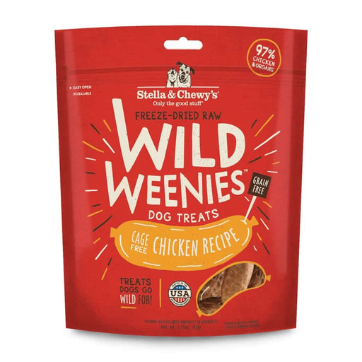 Photo of Stella & Chewy's-Stella & Chewy's Freeze-Dried Raw Wild Weenies Grain Free Dog Treats-3.25 oz-Cage Free Chicken Recipe-from Pet Wish Pros