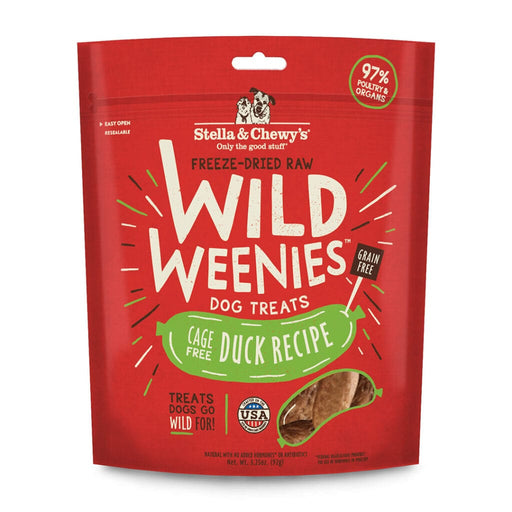 Photo of Stella & Chewy's-Stella & Chewy's Freeze-Dried Raw Wild Weenies Grain Free Dog Treats-3.25 oz-Cage Free Duck Recipe-from Pet Wish Pros