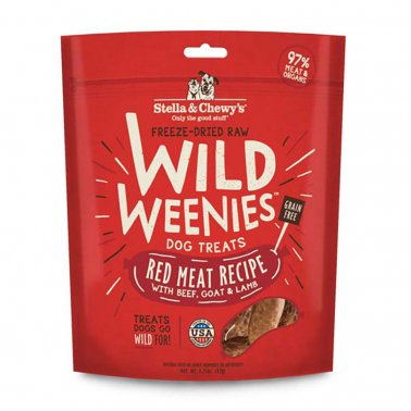 Photo of Stella & Chewy's-Stella & Chewy's Freeze-Dried Raw Wild Weenies Grain Free Dog Treats-3.25 oz-Red Meat-from Pet Wish Pros