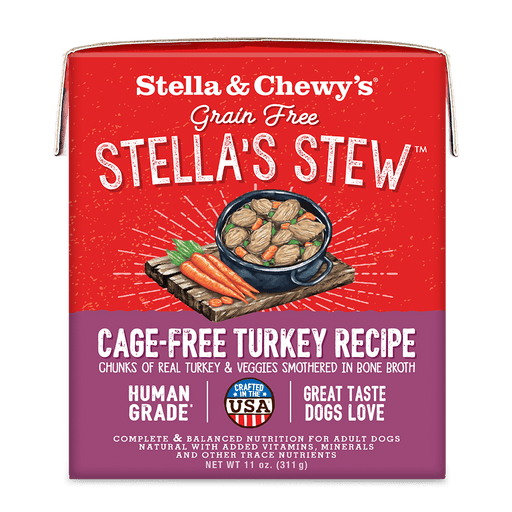 Photo of Stella & Chewy's-Stella & Chewy's Grain Free Cage-Free Dog Food-(11 oz) [12 count]-Turkey Stew-from Pet Wish Pros