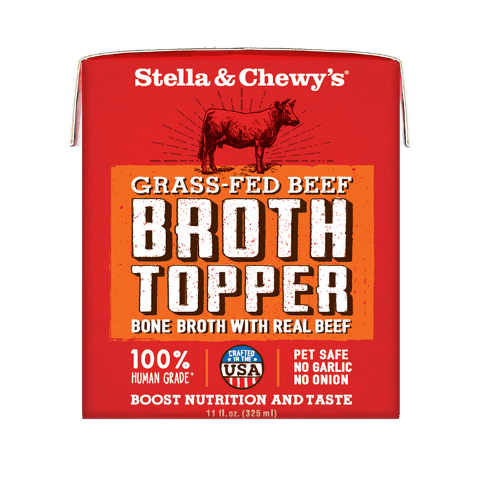 Photo of Stella & Chewy's-Stella & Chewy's Grain Free Cage-Free Topper Dog Food-(11 oz) [12 count]-Beef Broth-from Pet Wish Pros