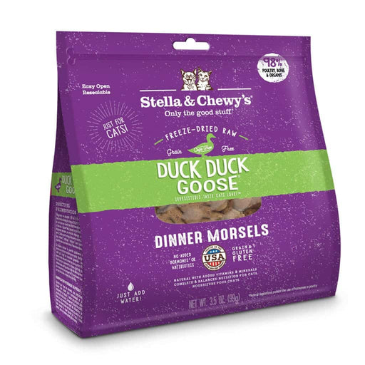 Photo of Stella & Chewy's-Stella & Chewy's Grain Free Freeze-Dried Raw Dinner Morsels Cat Food-18 oz-Duck Duck Goose-from Pet Wish Pros