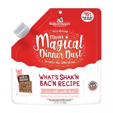 Photo of Stella & Chewy's-Stella & Chewy's Grain Free Freeze-Dried Raw Marie's Magical Dinner Dust Dog Food-7 oz-What's Shak'n Bac'n-from Pet Wish Pros