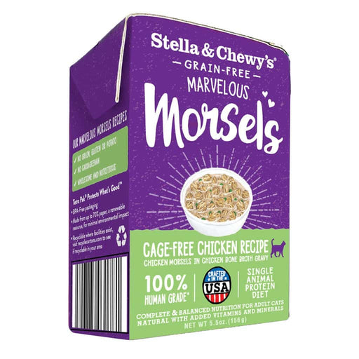 Photo of Stella & Chewy's-Stella & Chewy's Grain Free Marvelous Morsels Cat Food-(5.5 oz) [12 count]-Cage Free Chicken Recipe-from Pet Wish Pros