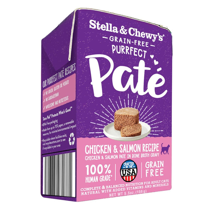 Photo of Stella & Chewy's-Stella & Chewy's Grain Free Purrfect Pate Cat Food-(5.5 oz) [12 count]-Chicken & Salmon Medley-from Pet Wish Pros