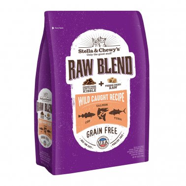 Photo of Stella & Chewy's-Stella & Chewy's Grain Free Raw Blend Kibble Cat Food-5 lb-Wild Caught Fish-from Pet Wish Pros