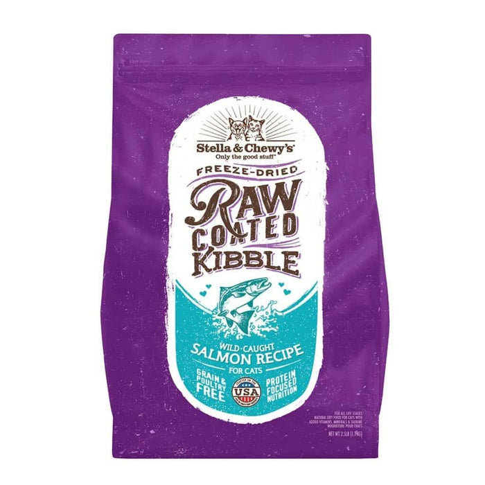 Photo of Stella & Chewy's-Stella & Chewy's Grain Free Raw Coated Kibble Cat Food-10 lb-Wild-Caught Salmon Recipe-from Pet Wish Pros