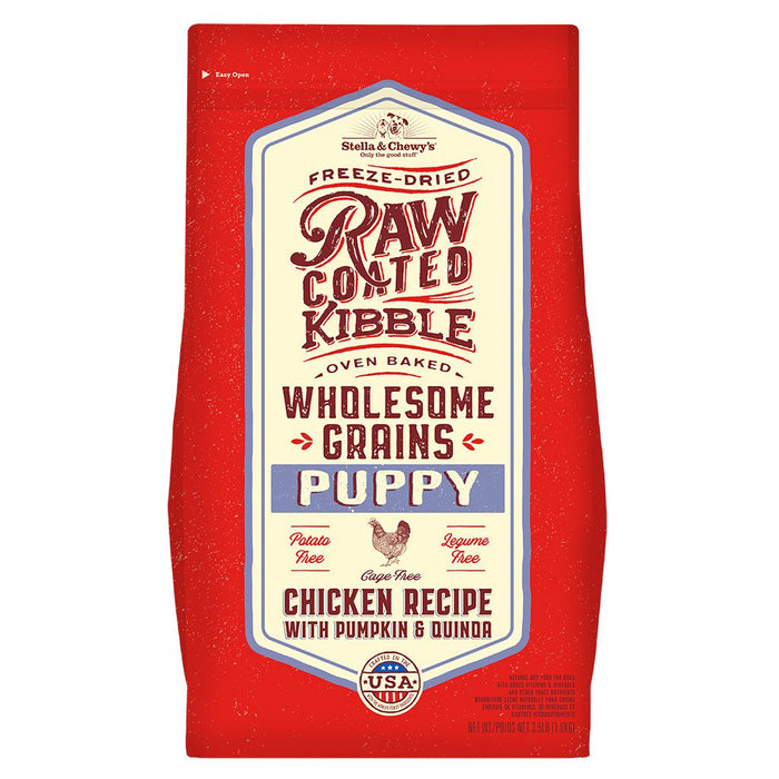 Photo of Stella & Chewy's-Stella & Chewy's Raw Coated Kibble Wholesome Grains Puppy Food-3 lb-Chicken Recipe with Pumpkin & Quinoa-from Pet Wish Pros