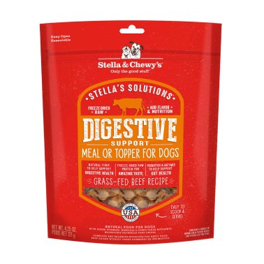 Photo of Stella & Chewy's-Stella & Chewy's Solutions Freeze-Dried Digestive Support for Dogs-Grass-Fed Beef-4.25 oz-from Pet Wish Pros