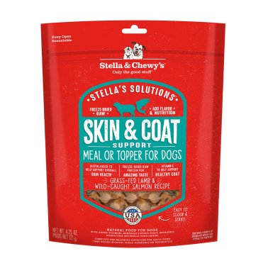 Photo of Stella & Chewy's-Stella & Chewy's Solutions Freeze-Dried Skin & Coat Support for Dogs-Grass-Fed Lamb & Salmon-4.25 oz-from Pet Wish Pros