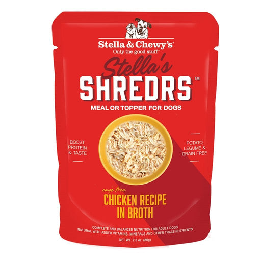 Photo of Stella & Chewy's-Stella & Chewy's Stella's Shredrs in Broth for Dogs-(2.8 oz) [24 count]-Cage-Free Chicken Recipe-from Pet Wish Pros