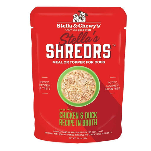 Photo of Stella & Chewy's-Stella & Chewy's Stella's Shredrs in Broth for Dogs-(2.8 oz) [24 count]-Chicken & Duck Recipe-from Pet Wish Pros