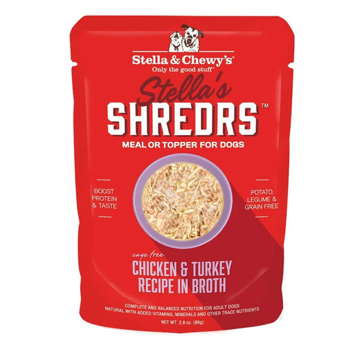 Photo of Stella & Chewy's-Stella & Chewy's Stella's Shredrs in Broth for Dogs-(2.8 oz) [24 count]-Chicken & Turkey Recipe-from Pet Wish Pros