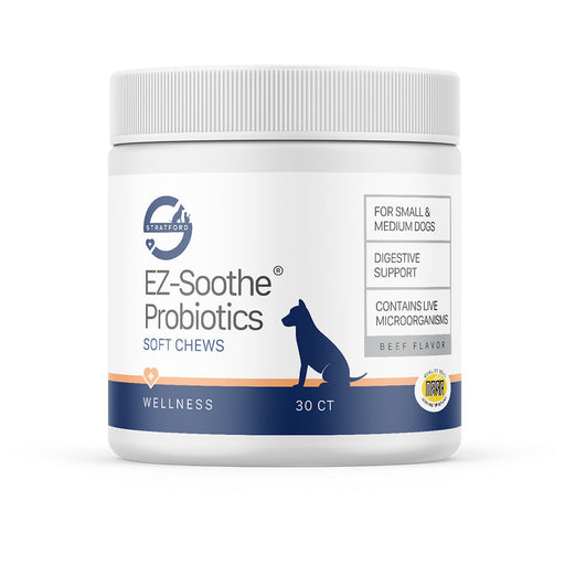 Photo of Stratford-Stratford EZ-Soothe Probiotics Soft Chews for Dogs-Small & Medium-30 count-from Pet Wish Pros