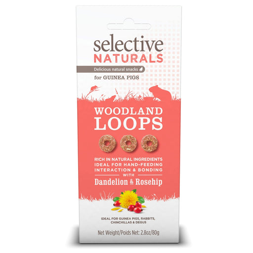 Photo of Supreme Petfoods Limited-Selective Naturals Woodland Loops for Guinea Pigs-2.8 oz-Dandelion & Rosehip-4 pack-from Pet Wish Pros