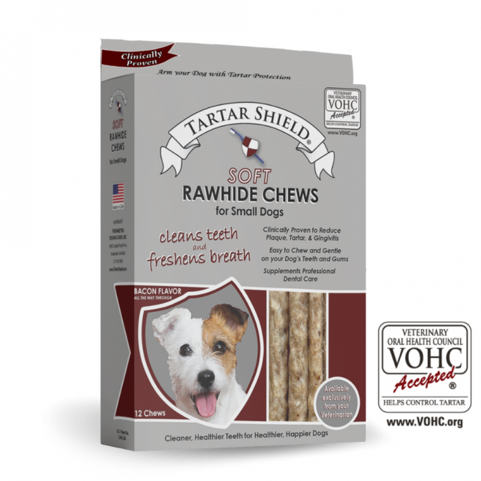 Photo of Tartar Shield-Tartar Shield Soft Rawhide Chews for Dogs-Small-12 count-from Pet Wish Pros