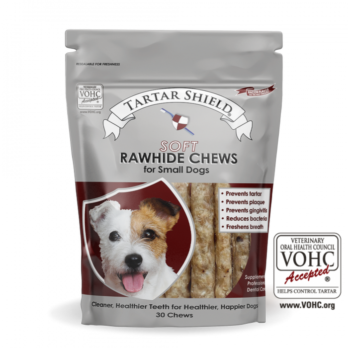 Photo of Tartar Shield-Tartar Shield Soft Rawhide Chews for Dogs-Small-30 count-from Pet Wish Pros