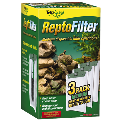 Photo of Tetra-Tetra Fauna Reptofilter Disposable Filter Cartridges-Medium-3 count-from Pet Wish Pros