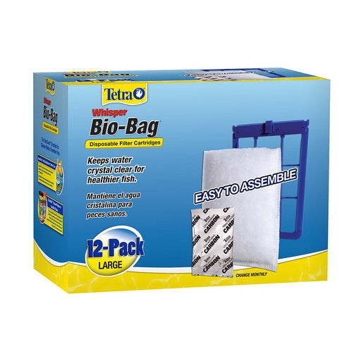 Photo of Tetra-Tetra Whisper Bio-bag Disposable Filter Cartridges (Unassembled) for Aquarium-12 pack-Large-from Pet Wish Pros