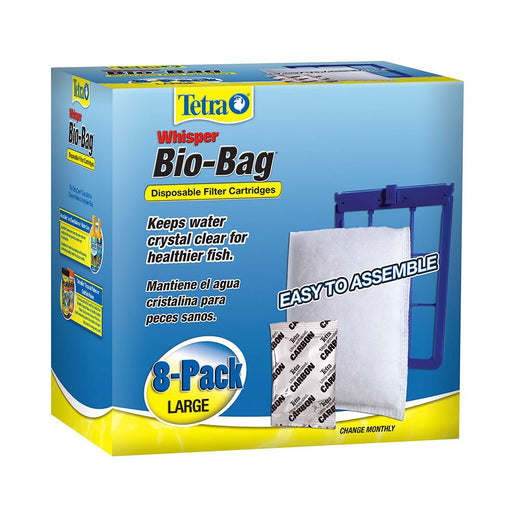 Photo of Tetra-Tetra Whisper Bio-bag Disposable Filter Cartridges (Unassembled) for Aquarium-Large-8 count-from Pet Wish Pros