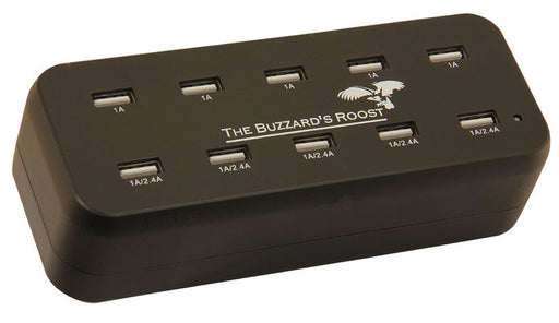 Photo of The Buzzard's Roost-The Buzzard's Roost 10 Port Multi Charger for Garmin Alpha, DC50, TT10, T5 or TT15 Black-Pack of 1-from Pet Wish Pros