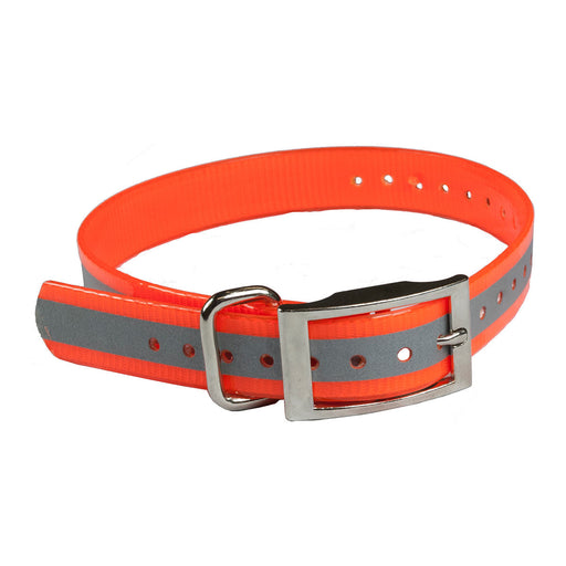 Photo of The Buzzard's Roost-The Buzzard's Roost Reflective Collar Strap-1 in-Orange-from Pet Wish Pros