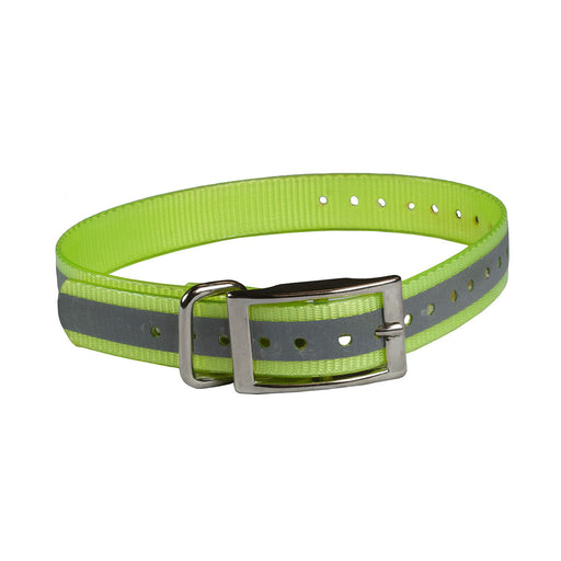 Photo of The Buzzard's Roost-The Buzzard's Roost Reflective Collar Strap-1 in-Yellow-from Pet Wish Pros