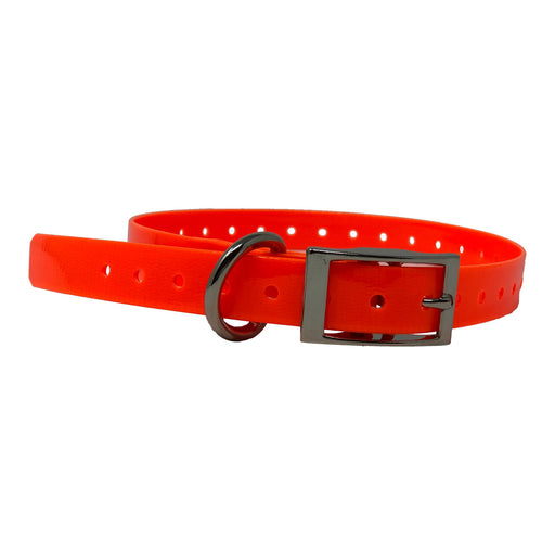 Photo of The Buzzard's Roost-The Buzzard's Roost Replacement Collar Strap-3/4 in-Orange-from Pet Wish Pros