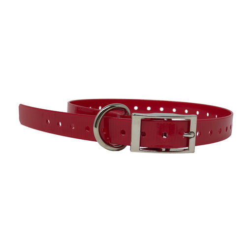 Photo of The Buzzard's Roost-The Buzzard's Roost Replacement Collar Strap-3/4 in-Red-from Pet Wish Pros