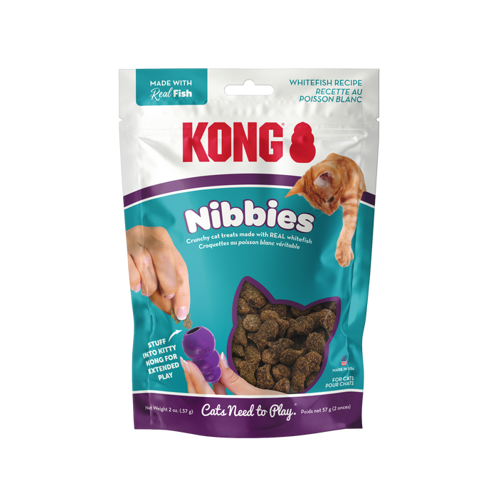 Photo of The Kong Company-Kong Cat Nibbies Treats-Whitefish-2 oz-from Pet Wish Pros