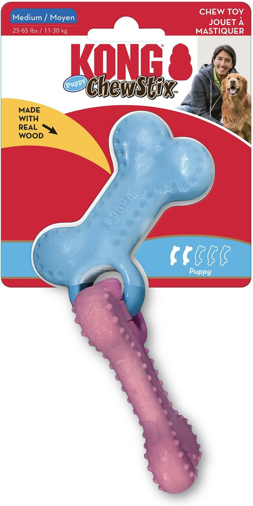 Photo of The Kong Company-Kong ChewStix Puppy Link Bone Dog Treat-Medium-from Pet Wish Pros