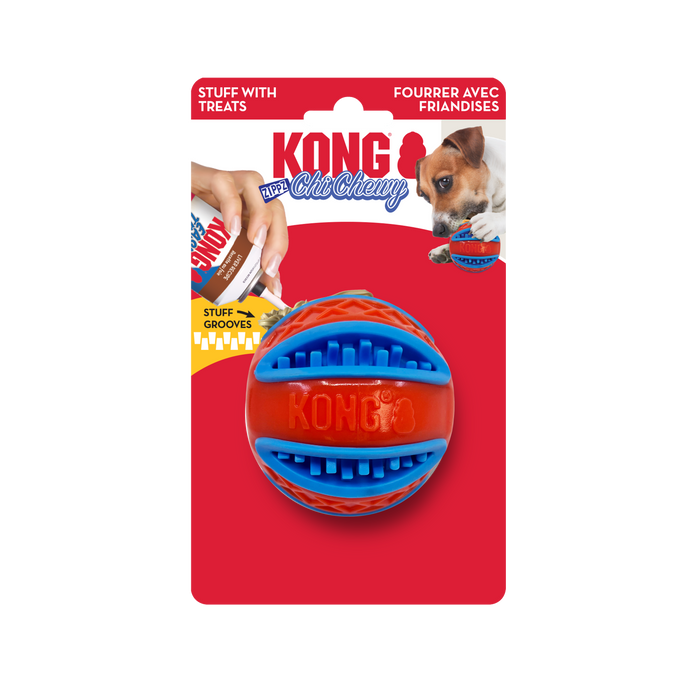 Photo of The Kong Company-Kong ChiChewy Zippz Ball-Medium-from Pet Wish Pros