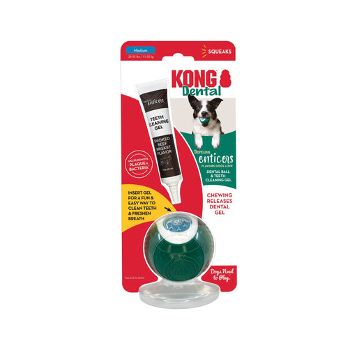 Photo of The Kong Company-Kong Dental Ball-Medium-from Pet Wish Pros