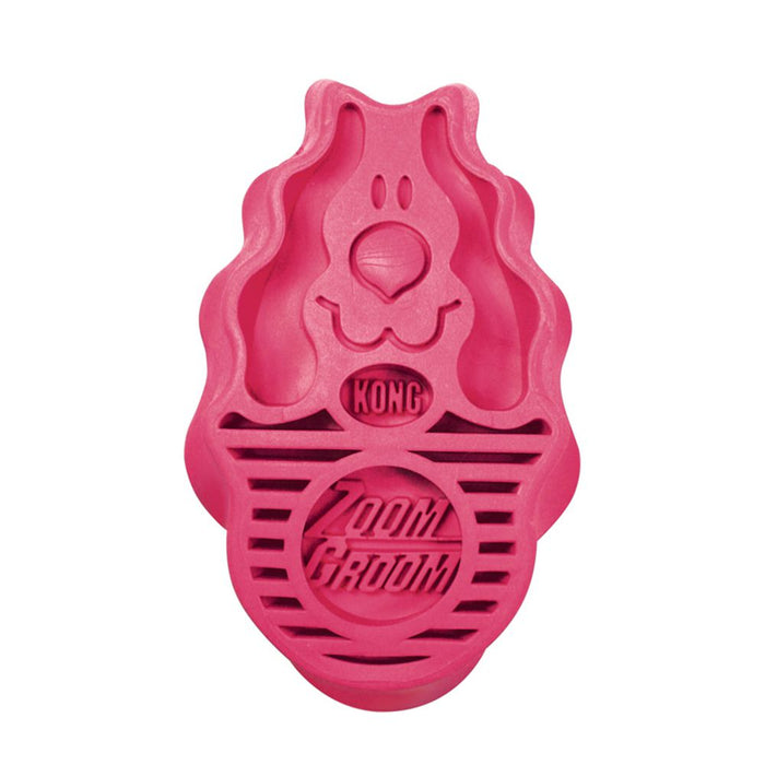 Photo of The Kong Company-Kong Dog Zoomgroom for Dogs-Raspberry-Large-from Pet Wish Pros