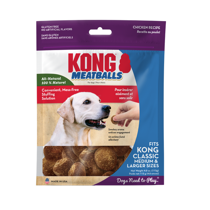 Photo of The Kong Company-Kong Meatballs-Chicken-4 oz-from Pet Wish Pros