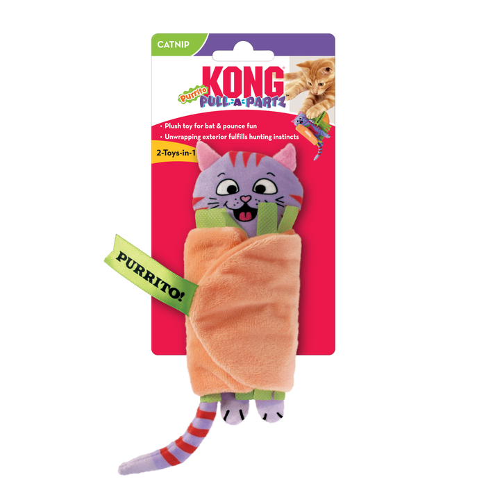 Photo of The Kong Company-Kong Pull-A-Partz Purrito-Pack of 1-from Pet Wish Pros