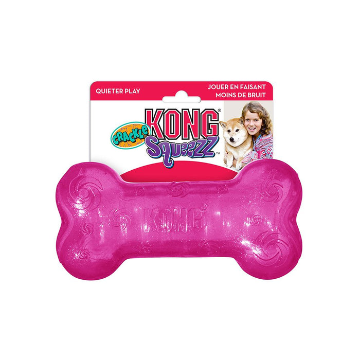 Photo of The Kong Company-Kong Squeezz Crackle Dog Toy-Bone-from Pet Wish Pros