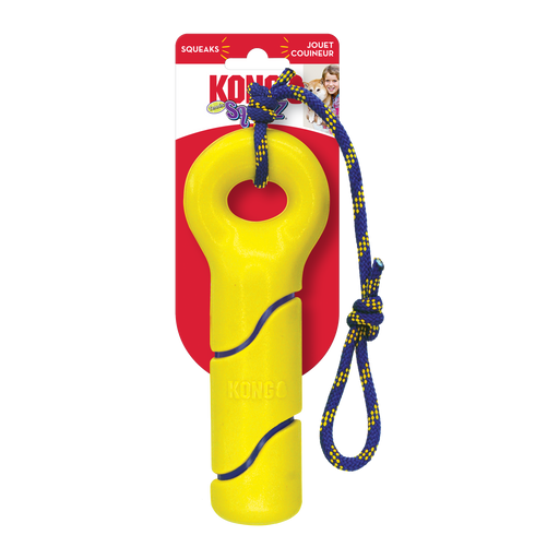 Photo of The Kong Company-Kong Squeezz Tennis Buoy w/ Rope-from Pet Wish Pros