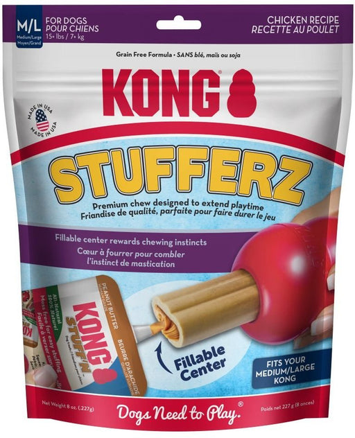 Photo of The Kong Company-Kong Stufferz Dog Treats-Chicken-Medium/Large-from Pet Wish Pros