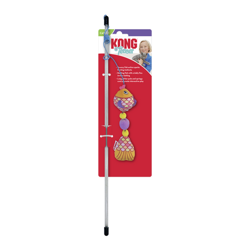 Photo of The Kong Company-Kong Teaser Scrattles Fish-Pack of 1-from Pet Wish Pros