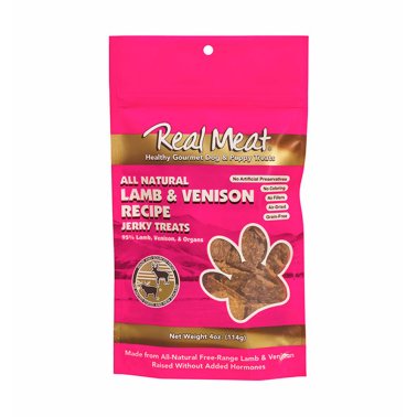 Photo of The Real Meat Company-Real Meat Jerky Bitz Dog Treats-Lamb & Venison-4 oz-from Pet Wish Pros