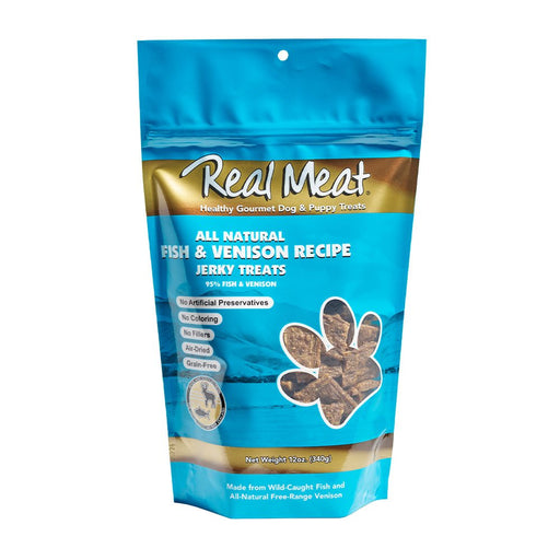 Photo of The Real Meat Company-Real Meat Jerky Dog Treats-Fish & Venison-12 oz-from Pet Wish Pros