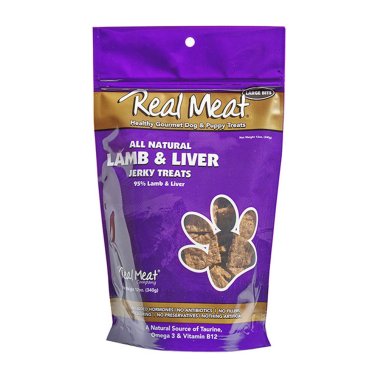 Photo of The Real Meat Company-Real Meat Jerky Dog Treats-Lamb & Lamb Liver-12 oz-from Pet Wish Pros